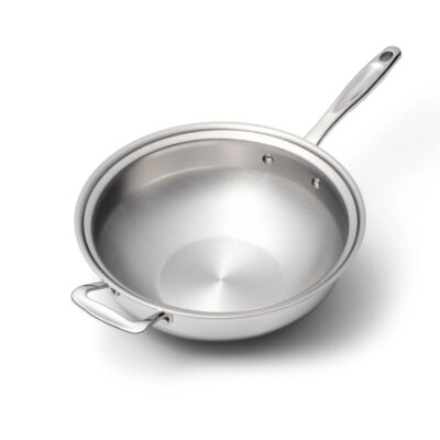 Alternative view of 5 Quart Wok with Cover American Made